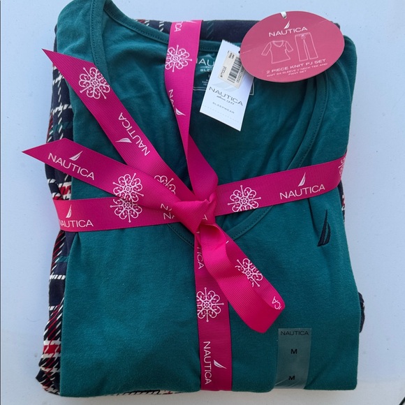 Nautica Other - NEW WITH TAGS Nautica Teal and Plaid Women's Sleepwear Set ($60 Tag Price)